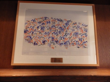 Image of Arctic IV painting in Graham Library