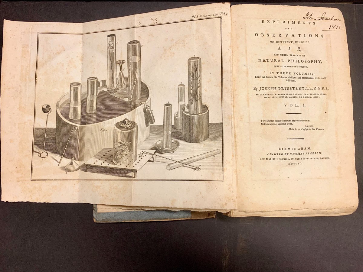 Title page with John Strachan's signature